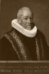 107263 Portret van Hendrik van Zijl, geboortejaar onbekend, raadsheer aan het Hof van Utrecht, overleden 1627. ...